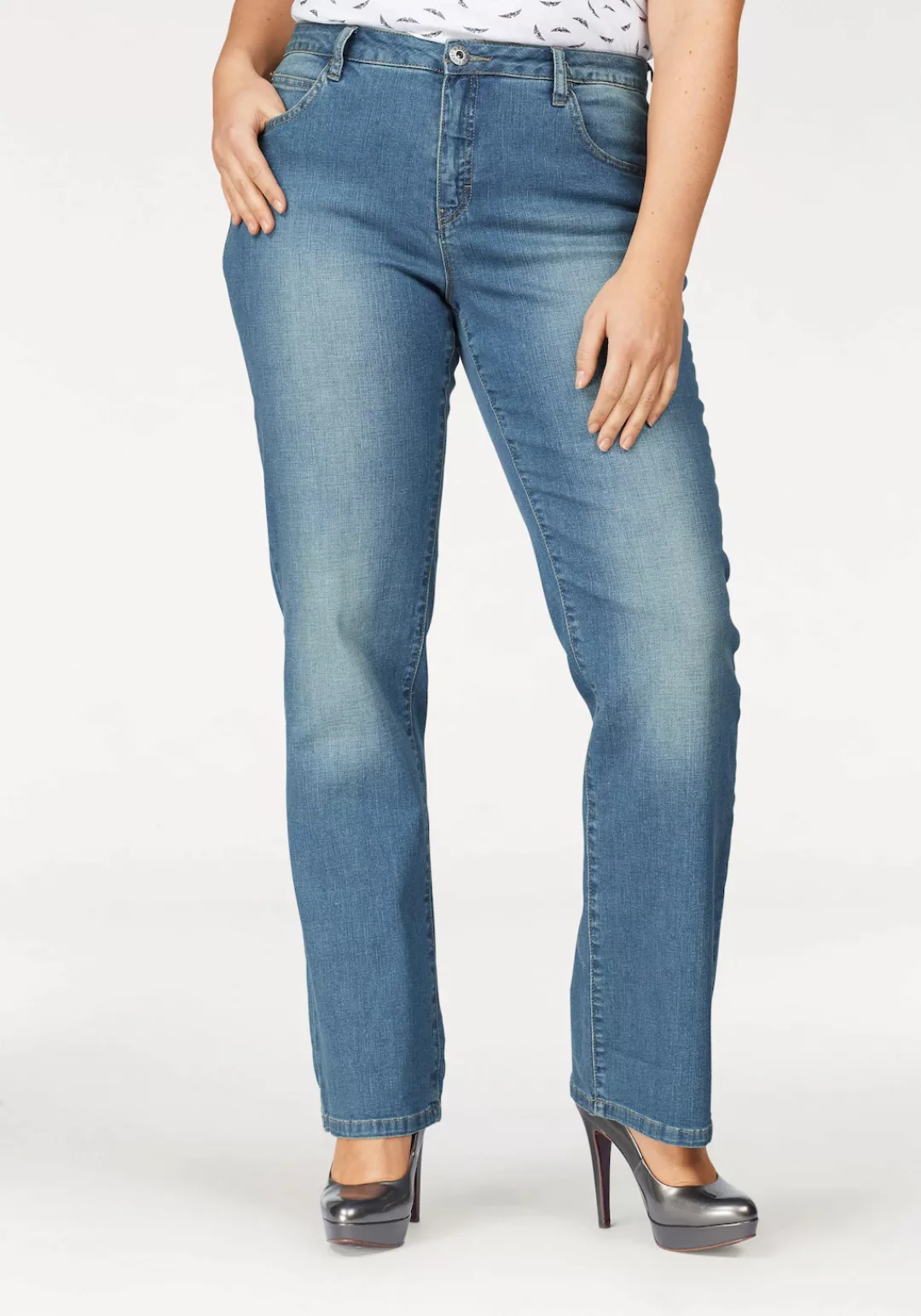 Arizona Gerade Jeans "Curve-Collection" günstig online kaufen