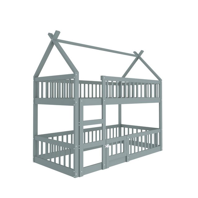 MODFU Etagenbett Kinder-Familienbett, Kinderbett mit Treppe, Loft Design (E günstig online kaufen