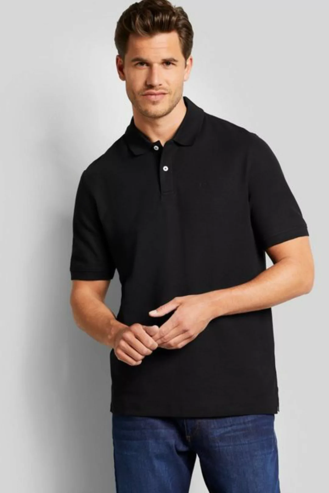 bugatti Poloshirt 8150-95030 Körpernahe Passform durch Modern Fit, 100% Bau günstig online kaufen