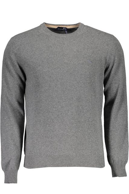 Harmont & Blaine Strickpullover Eleganter Grauer Herrenpullover mit Rundhal günstig online kaufen