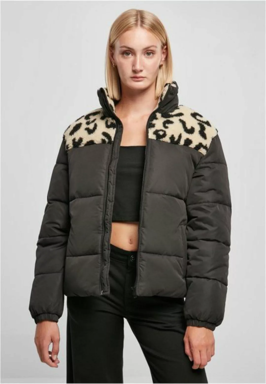 URBAN CLASSICS Winterjacke "Urban Classics Damen Ladies AOP Retro Puffer Ja günstig online kaufen