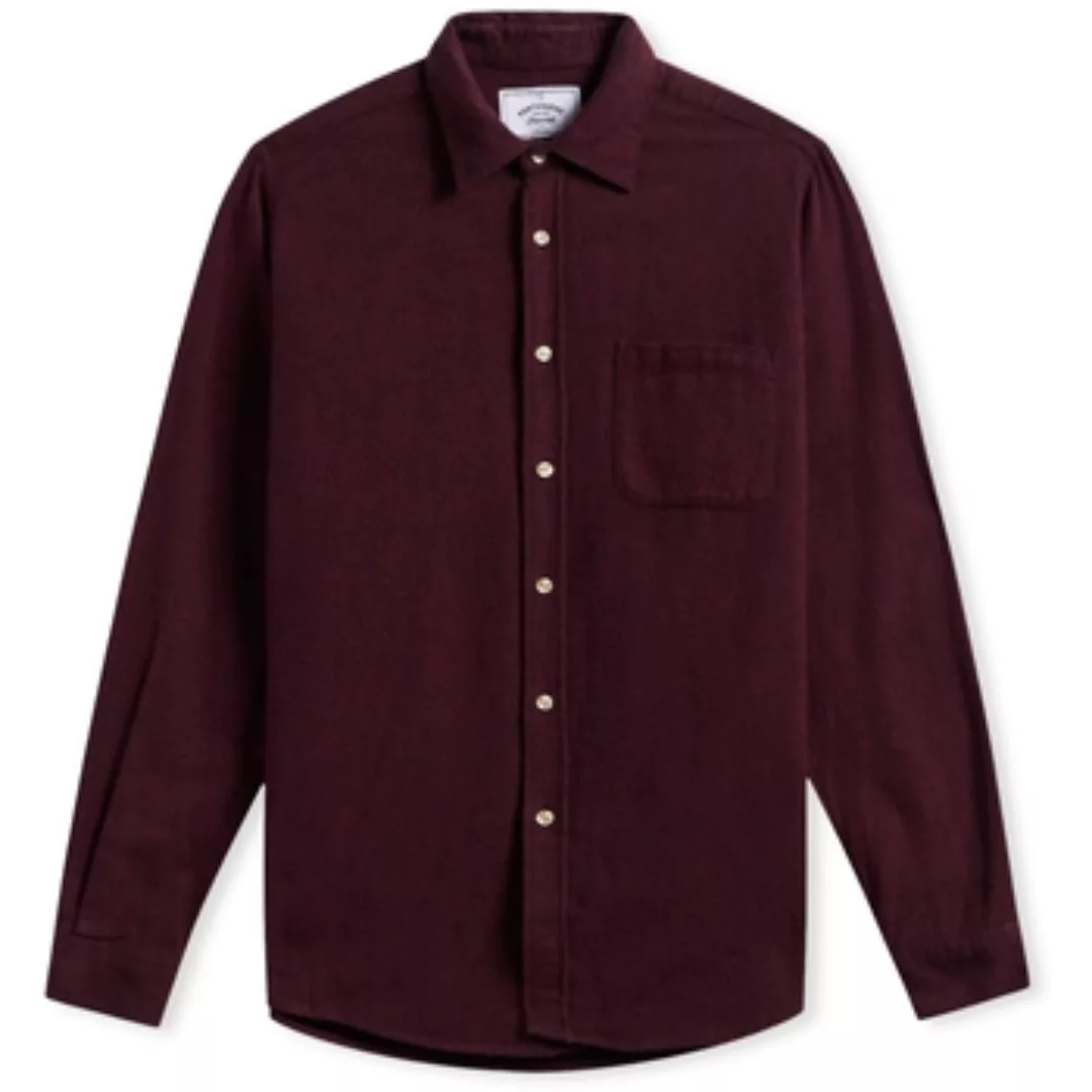 Portuguese Flannel  Hemdbluse Teca Shirt - Bordeaux günstig online kaufen