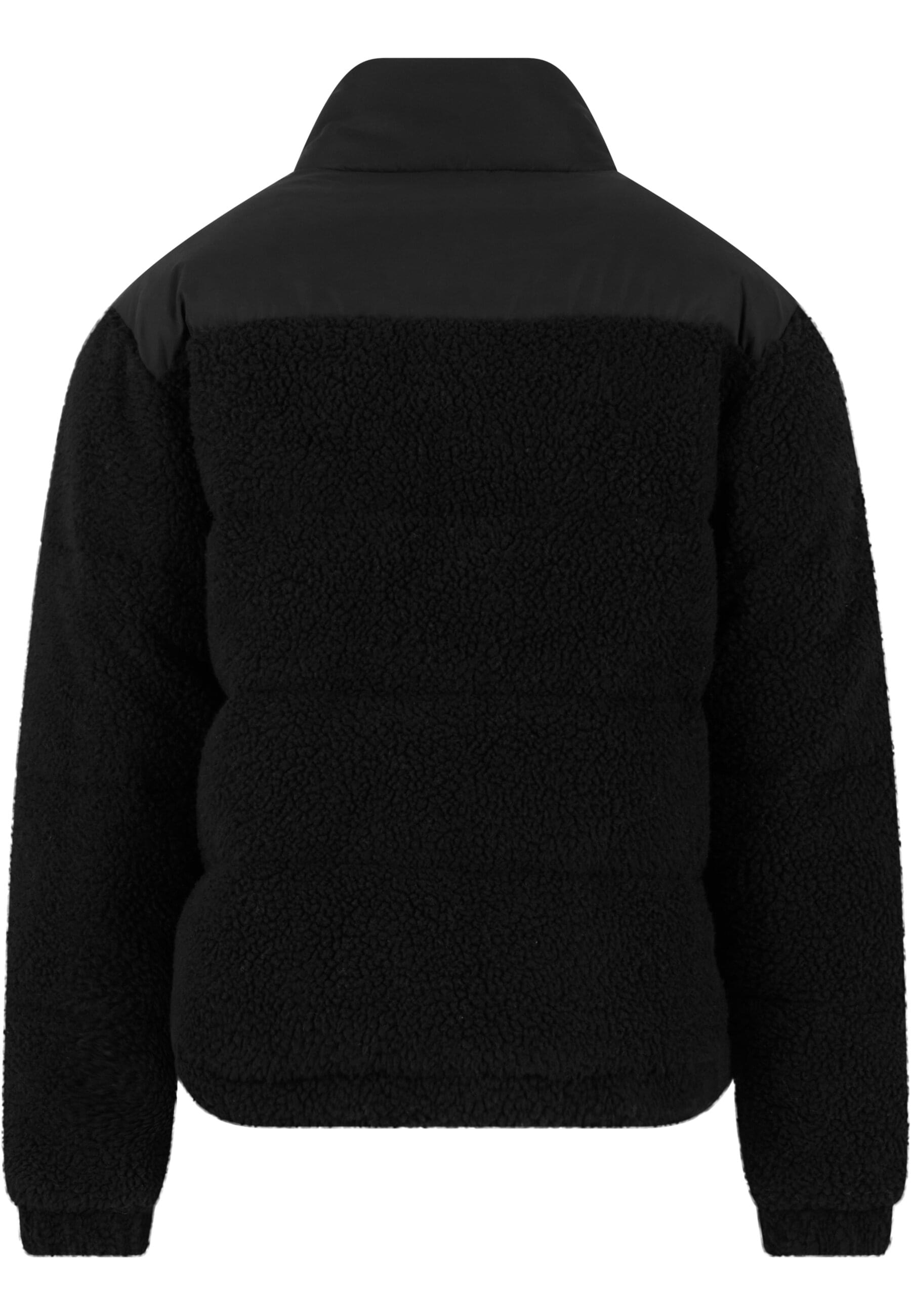 URBAN CLASSICS Winterjacke "Urban Classics Fabric Mix Teddy Puffer Jacket", günstig online kaufen