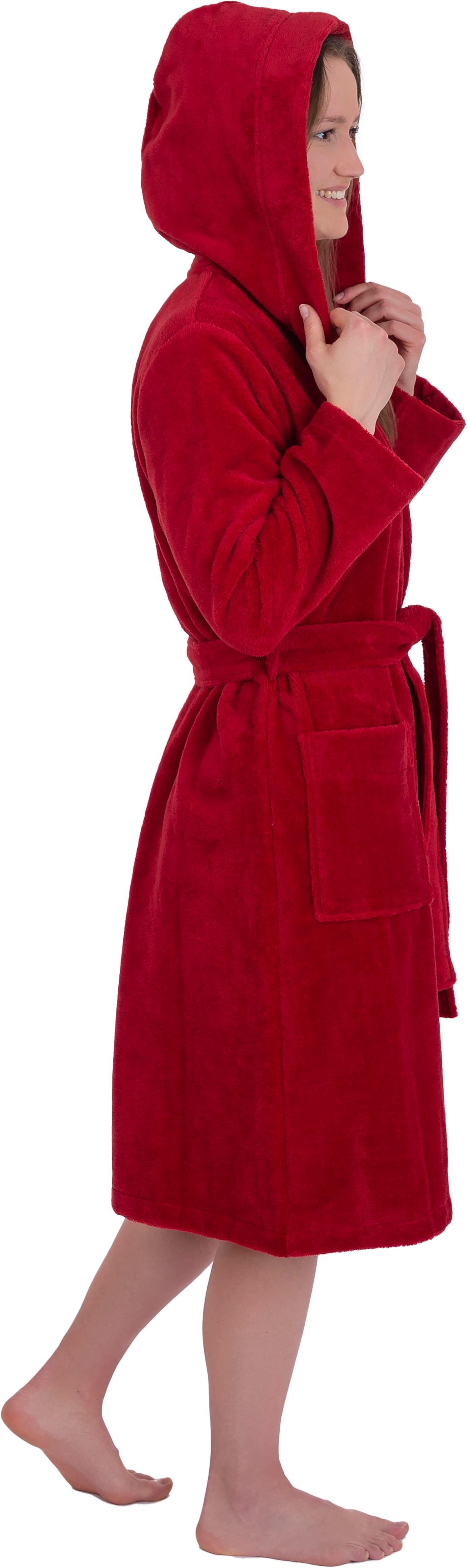 Wewo fashion Damenbademantel, (1 St.), mit Kapuze günstig online kaufen