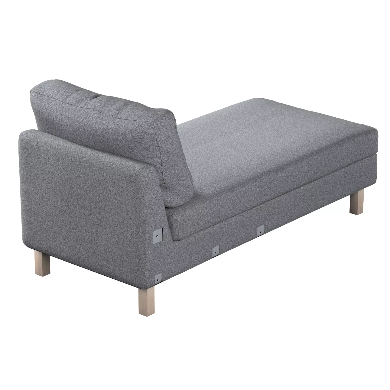 Bezug für Karlstad Recamiere Zustellsofa, kurz, dunklegrau, Bezug für Karls günstig online kaufen