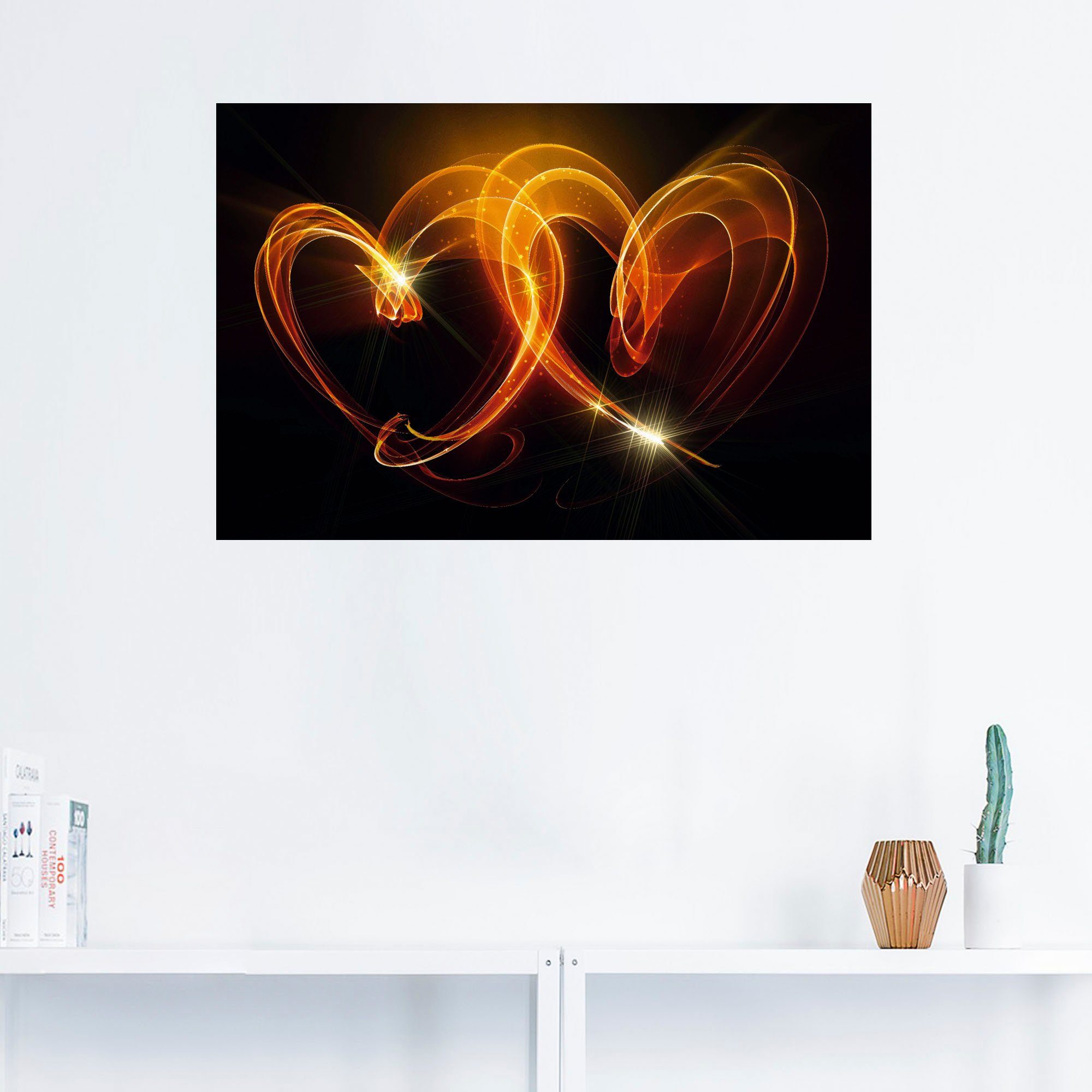 Artland Wandbild Verbundenheit, Herzen (1 St), günstig online kaufen