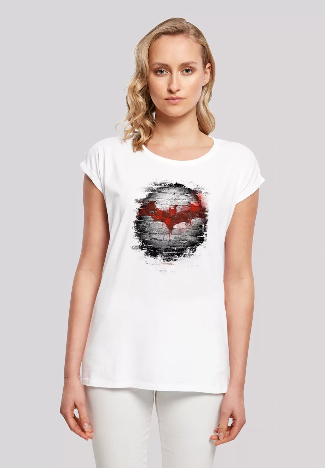 F4NT4STIC T-Shirt "Batman Logo Wall" günstig online kaufen