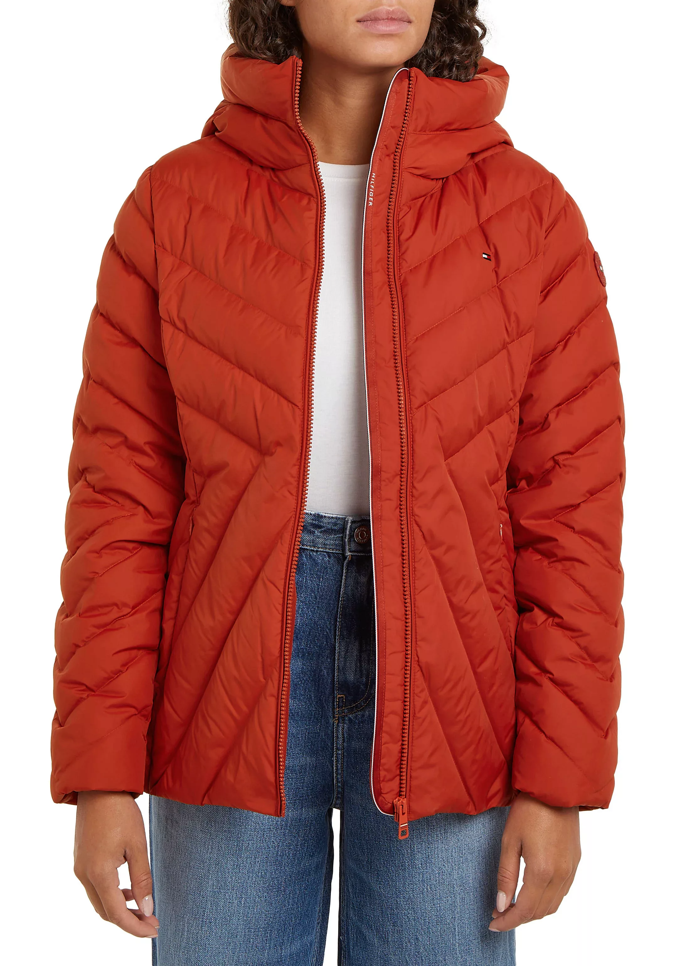 Tommy Hilfiger Steppjacke CHEVRON MW PADDED JACKET mit mittelstarker Wattie günstig online kaufen