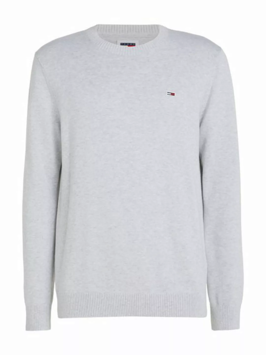 Tommy Jeans Rundhalspullover TJM SLIM ESSENTIAL LIGHT SWEATER mit Flag-Patc günstig online kaufen