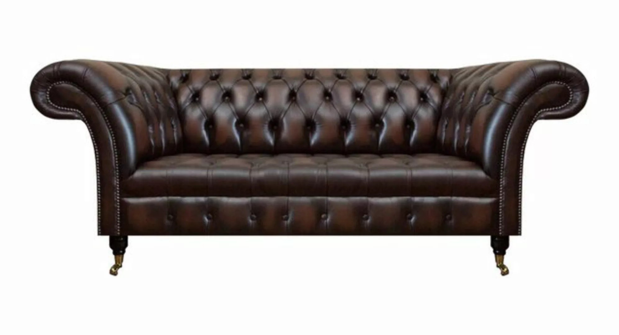 Xlmoebel Sofa Neues Chesterfield-Sofa für drei Personen, Polstermöbel, 1 Te günstig online kaufen