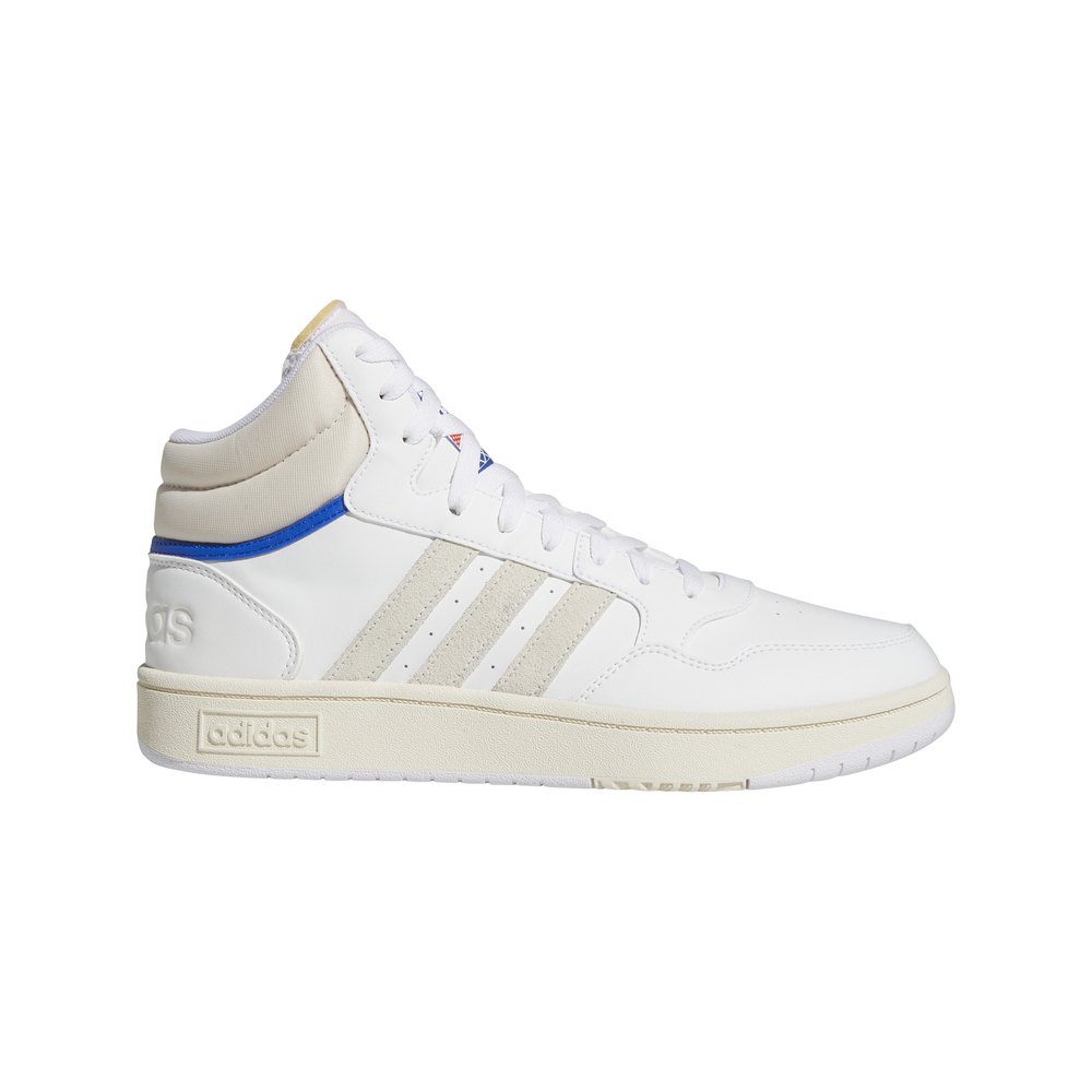 Adidas Hoops 3.0 Mid Sportschuhe EU 43 1/3 Ftwr White / Chalk White / Core günstig online kaufen