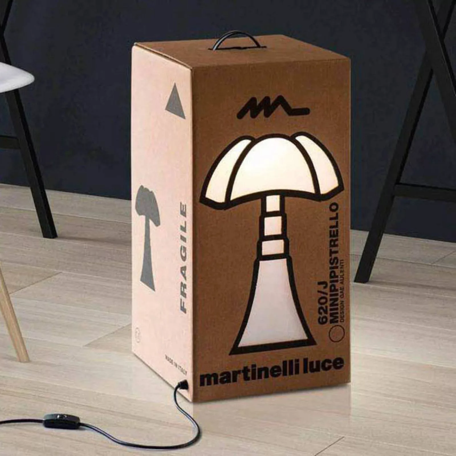 Martinelli Luce Minipipistrello Karton LED-Laterne günstig online kaufen