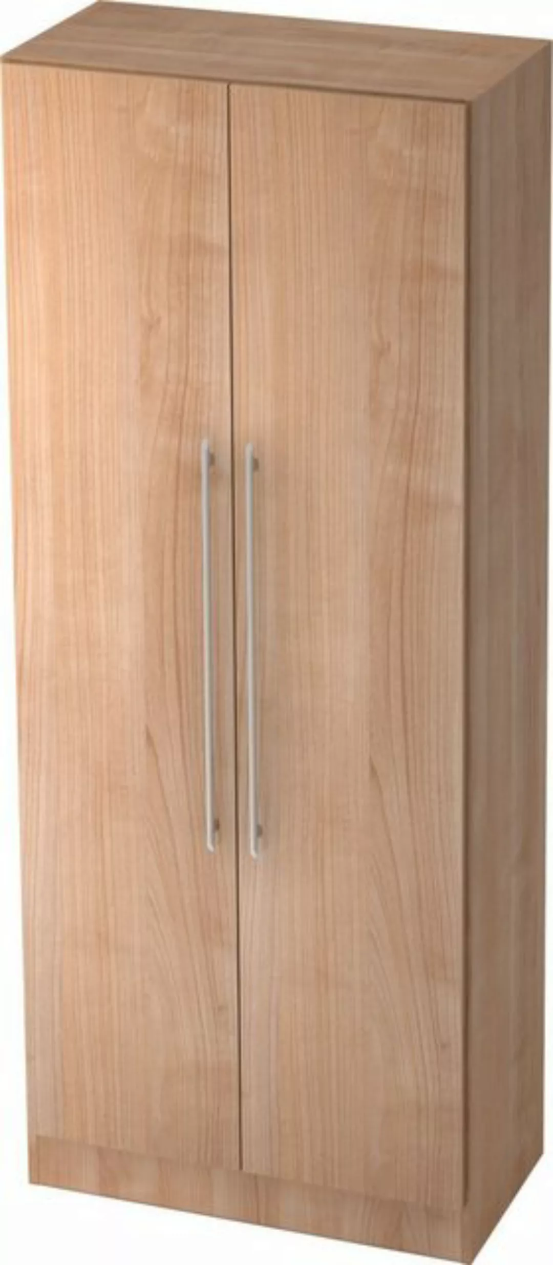 Aktenschrank Schrank Solid 5OH BxTxH 80x42x200,4cm Griff RE Nussbaum/Nussba günstig online kaufen