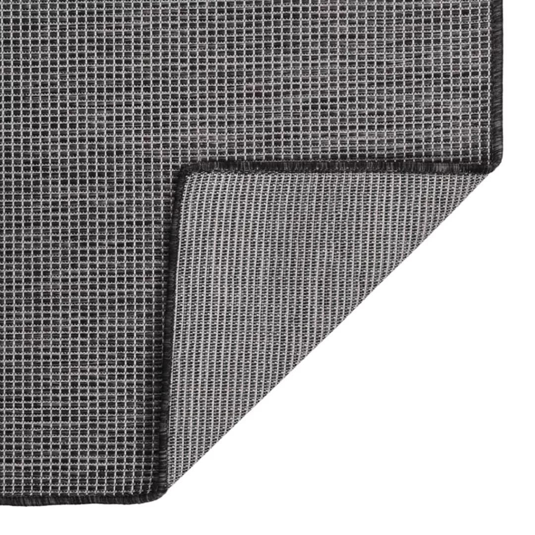 Vidaxl Outdoor-teppich Flachgewebe 140x200 Cm Grau günstig online kaufen