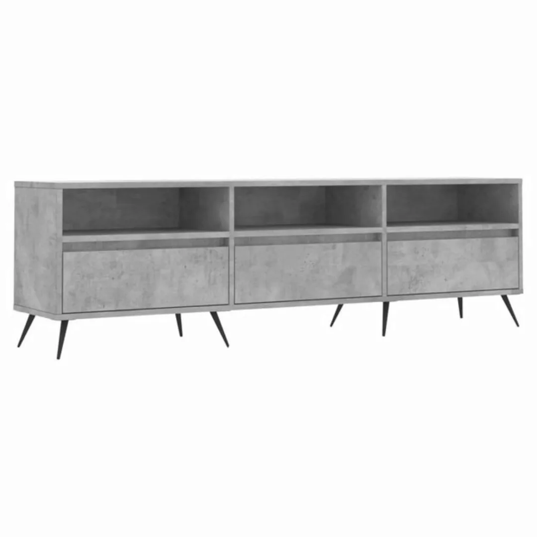 furnicato TV-Schrank Betongrau 150x30x44,5 cm Holzwerkstoff günstig online kaufen