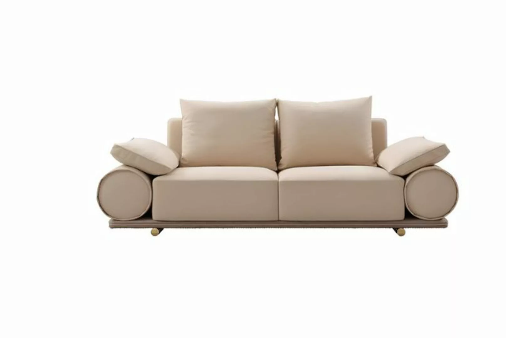 Xlmoebel Sofa Neues Designer-Polstersofa in Weiß für das Wohnzimmer, 3-Sitz günstig online kaufen