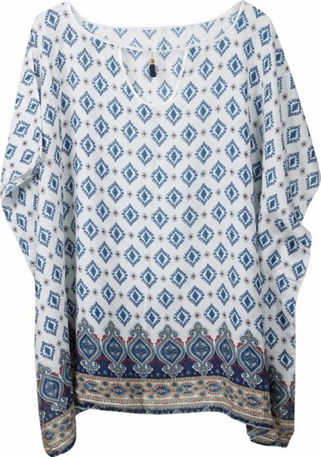 Capelli New York Blusenkimono Tunika im Poncho-Stil mit Paisley-Design günstig online kaufen