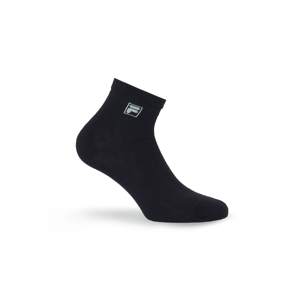 Fila Kurzsocken "UNISEX QUARTER PLAIN SOCKS", (3 Paar), mit eingestrickem L günstig online kaufen