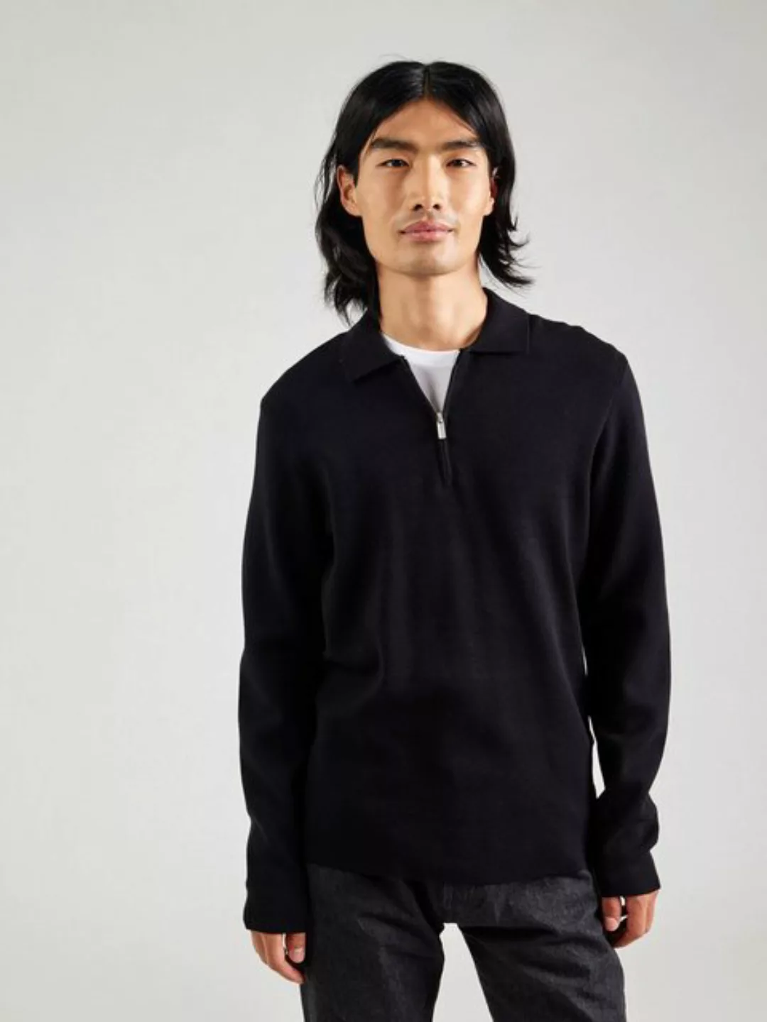 ONLY & SONS Polokragenpullover "ONSCOOPER REG LS 12 HALF ZIP POLO" günstig online kaufen