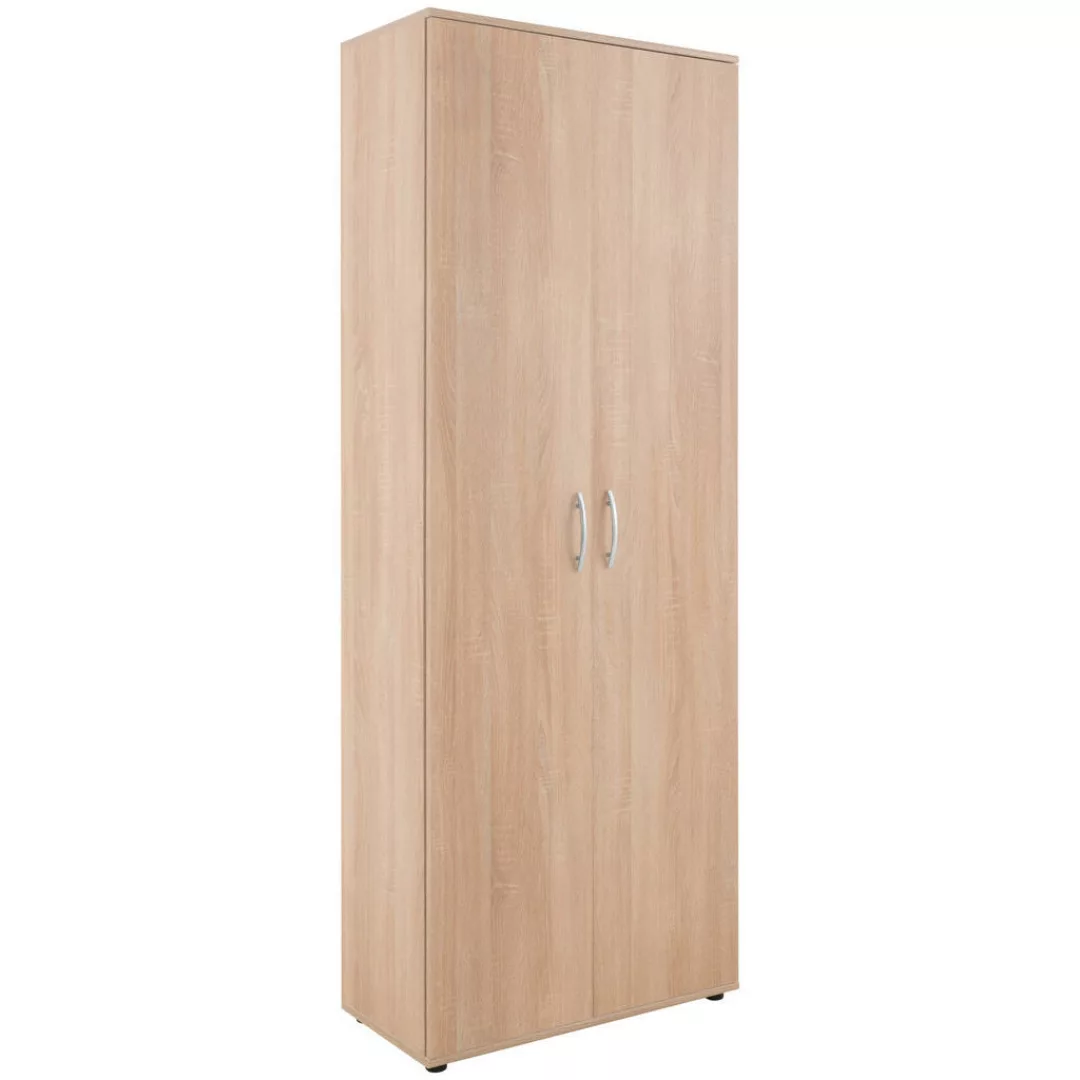 Mehrzweckschrank Andy 3 Eiche Sonoma Nachbildung B/H/T: ca. 70x187x34 cm günstig online kaufen