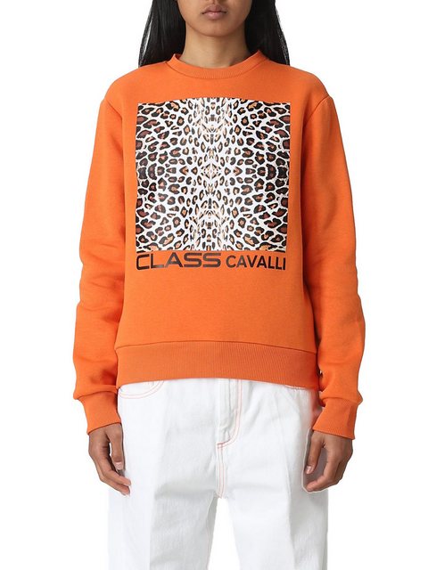 Cavalli Class Sweatshirt Cavalli Class Sweatshirt orange Damen günstig online kaufen