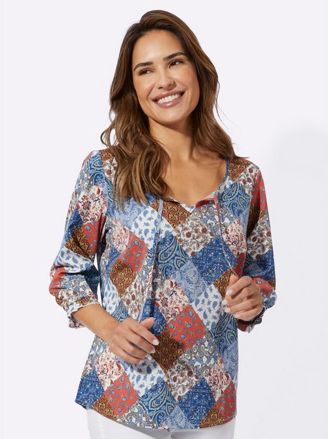 Sieh an! Klassische Bluse Schlupf-Bluse günstig online kaufen