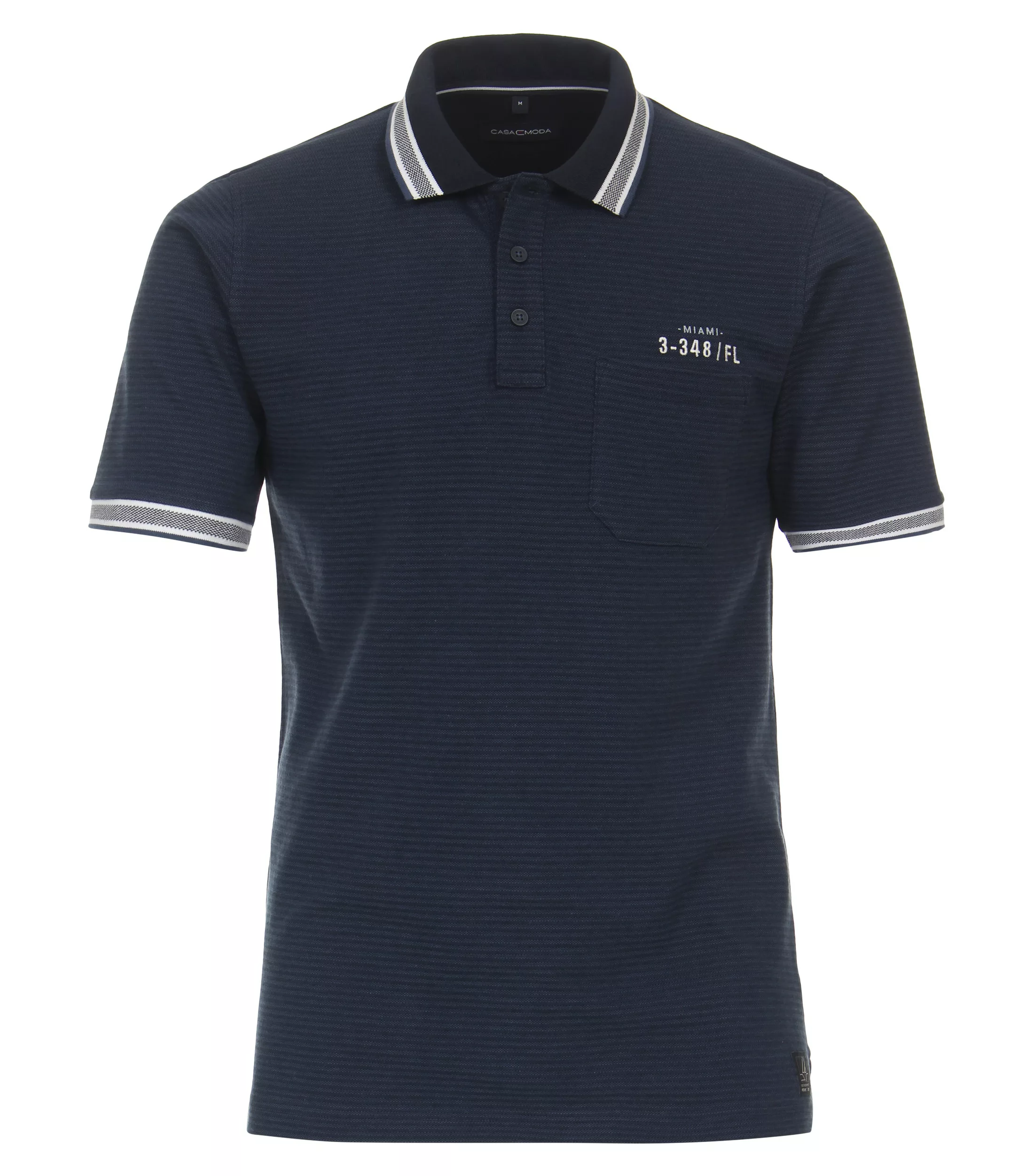 CASAMODA Poloshirt "CASAMODA Polo-Shirt gestreift" günstig online kaufen