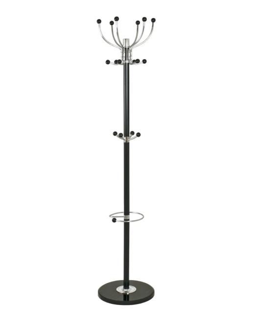 Garderobenständer  Bottaro ¦ schwarz ¦ Metall ¦ Maße (cm): H: 176  Ø: 38 Ga günstig online kaufen