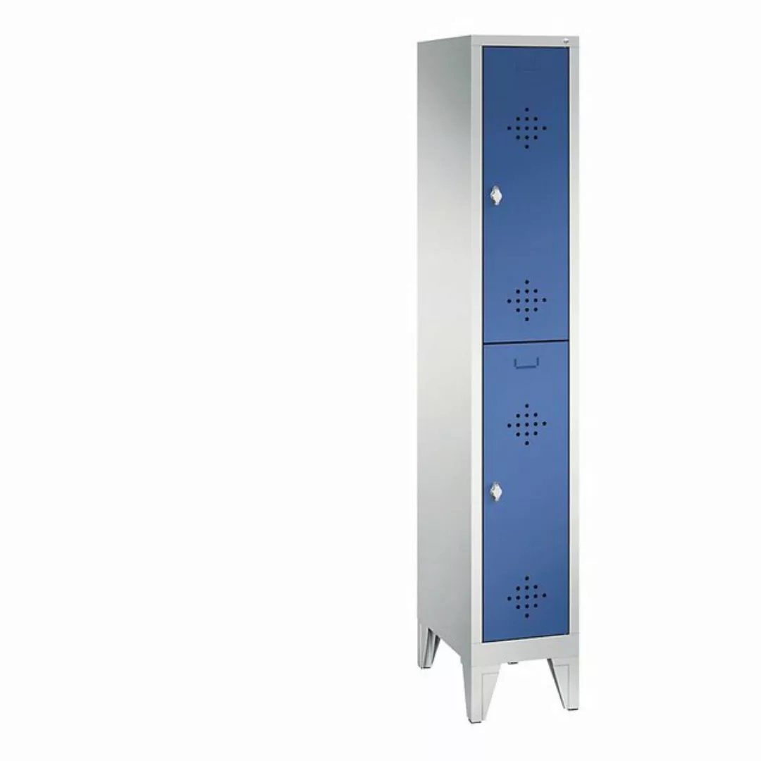 C+P Garderobenschrank Breite: 320 mm x Tiefe: 500 mm x Höhe: 1850 mm lichtg günstig online kaufen