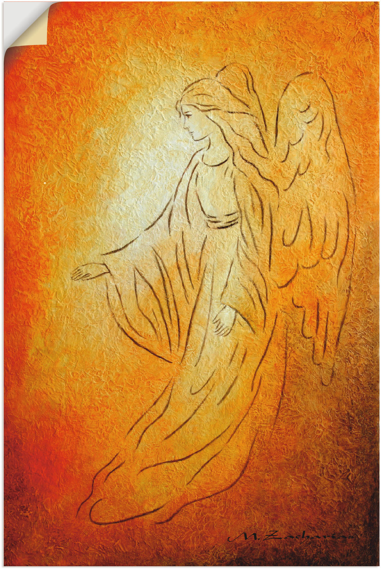 Artland Wandbild »Engel der Heilung - Engelkunst«, Religion, (1 St.), als A günstig online kaufen