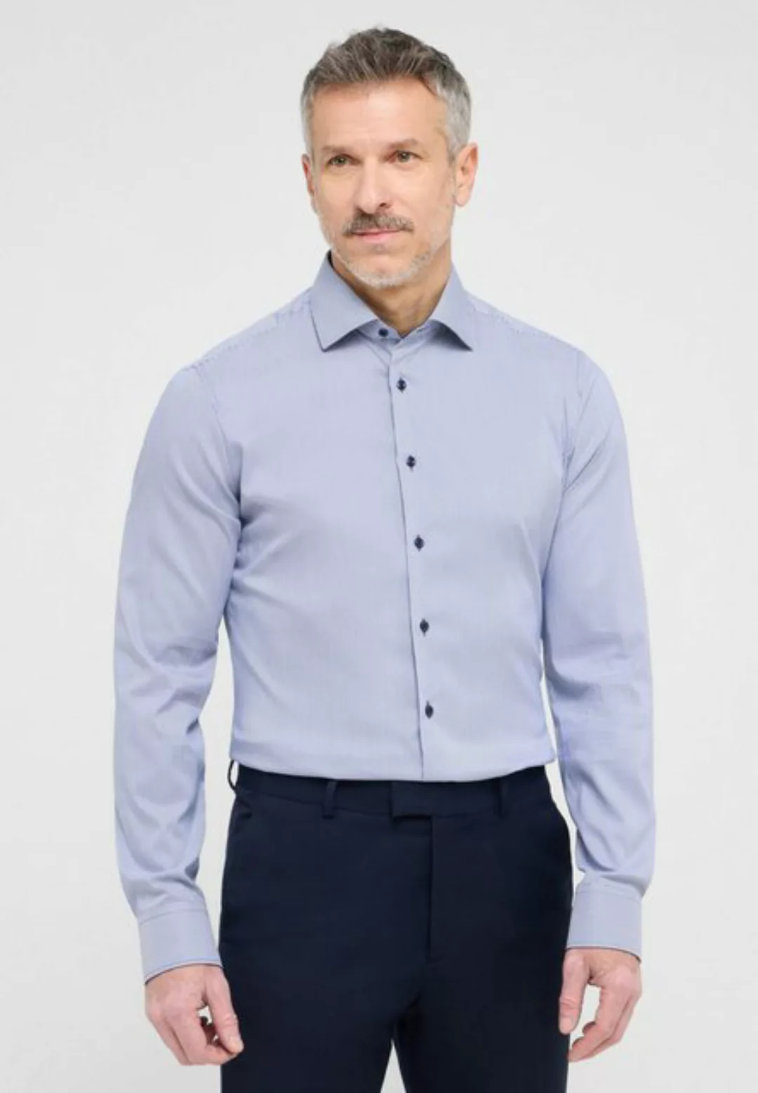 Eterna Langarmhemd SLIM FIT EASY IRON (bügelleicht) günstig online kaufen