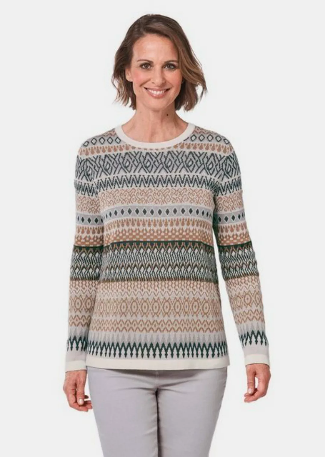 GOLDNER Strickpullover Kurzgröße: günstig online kaufen