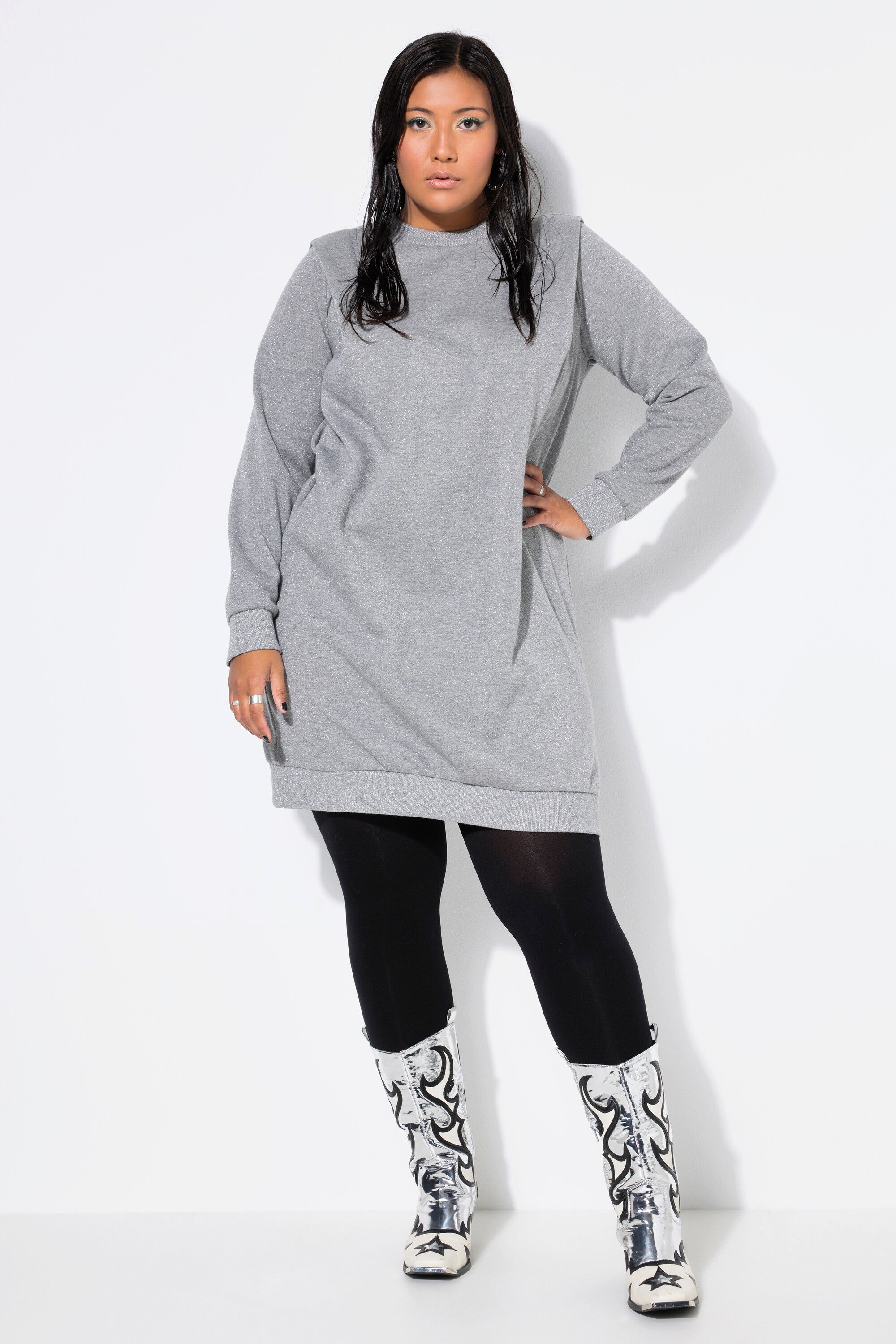 Studio Untold Jerseykleid Sweatkleid oversized betonte günstig online kaufen