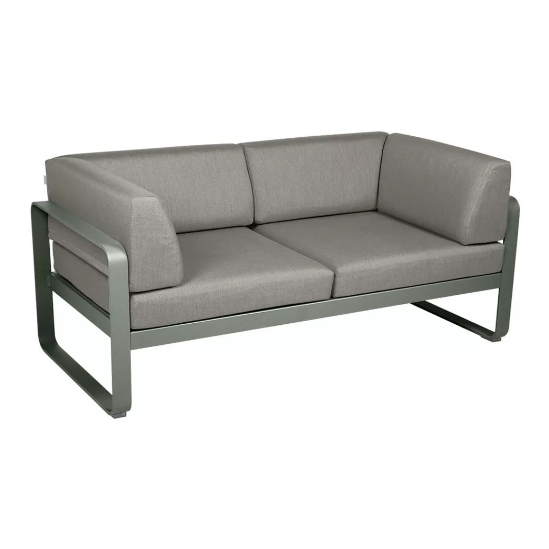 Bellevie 2-Sitzer Club Sofa 48 Rosmarin B8 Taupegrau günstig online kaufen