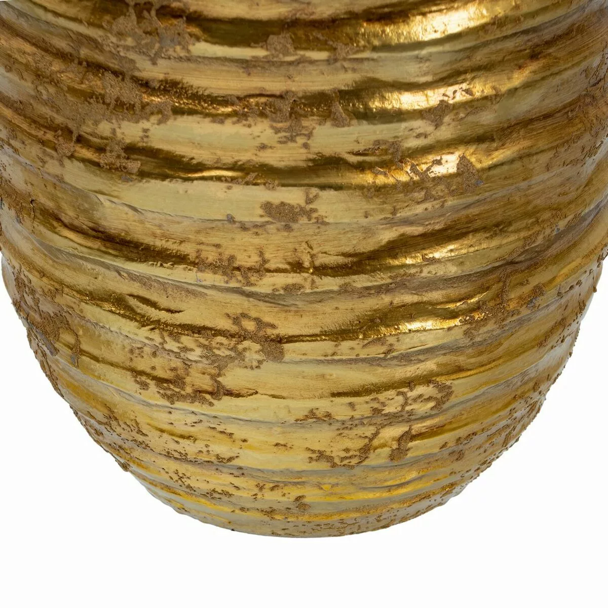 Vase 24 X 24 X 60 Cm Aus Keramik Gold günstig online kaufen