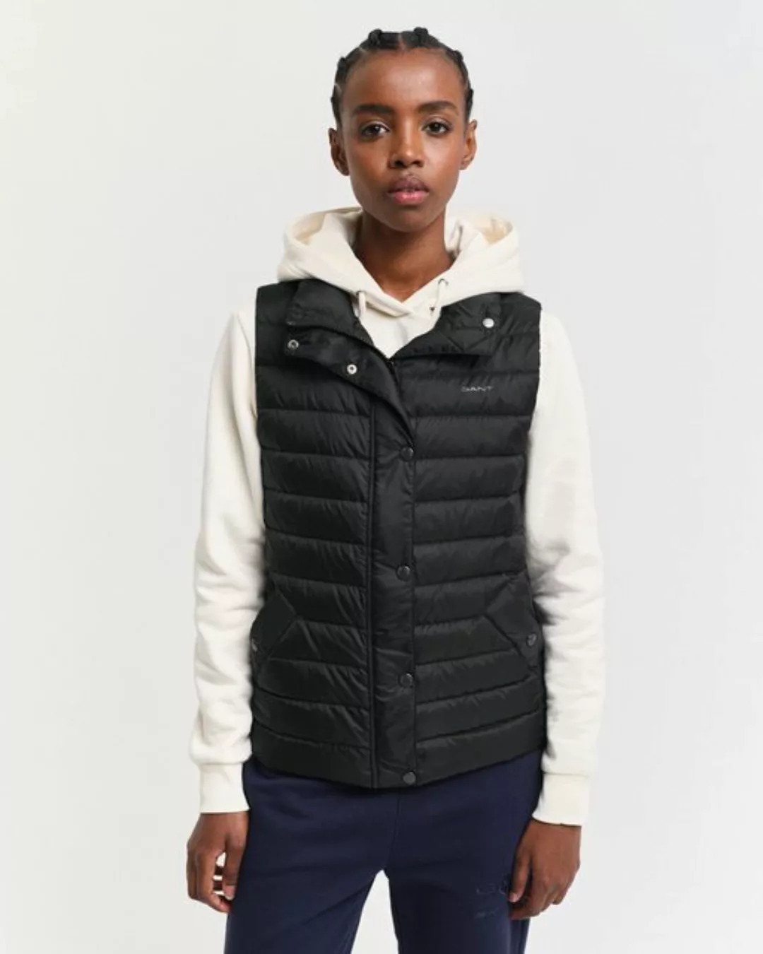 Gant Steppweste LIGHT DOWN VEST mit Logodruck auf der Brust günstig online kaufen