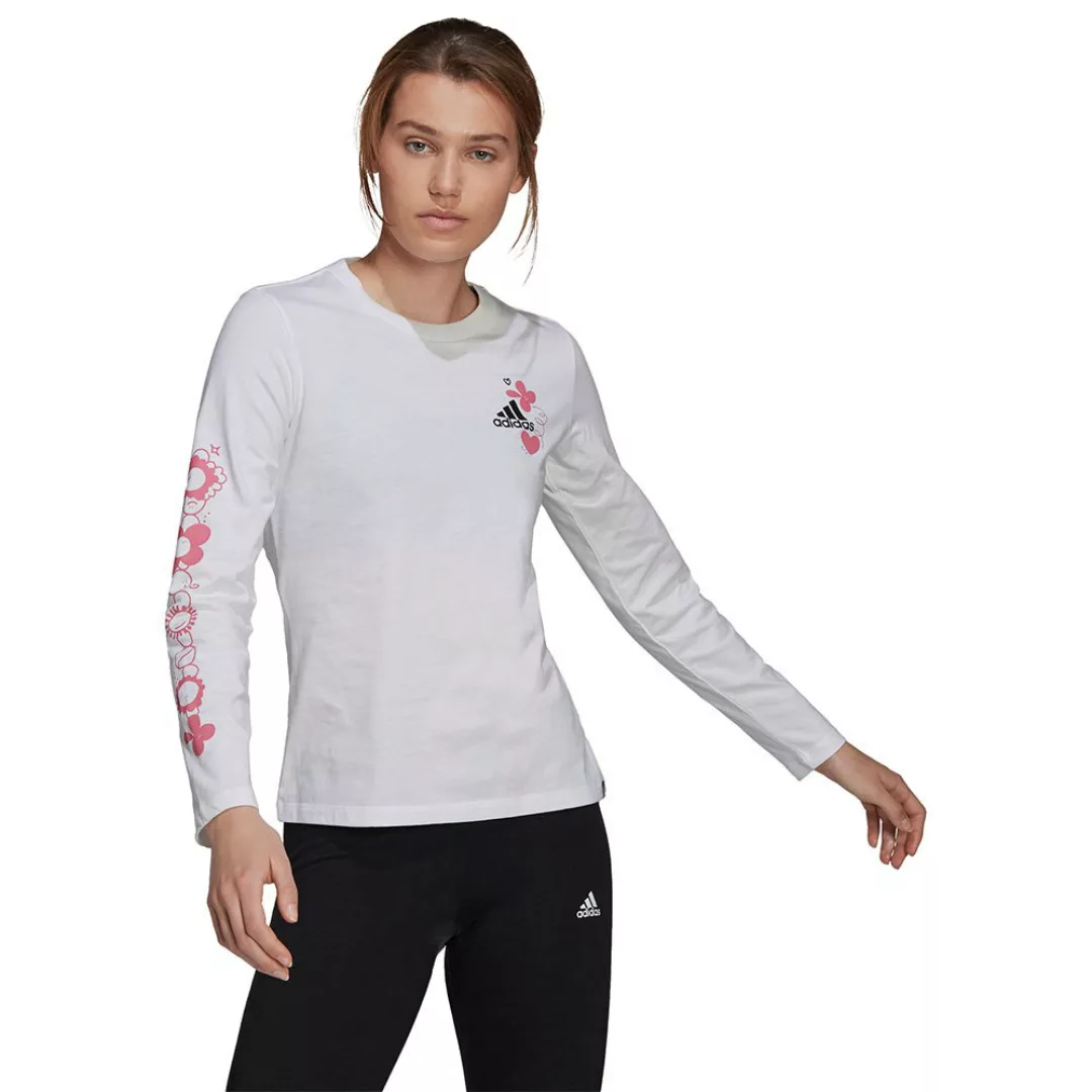 Adidas Fnfirl Langarm Hemd L White / Rose Tone günstig online kaufen