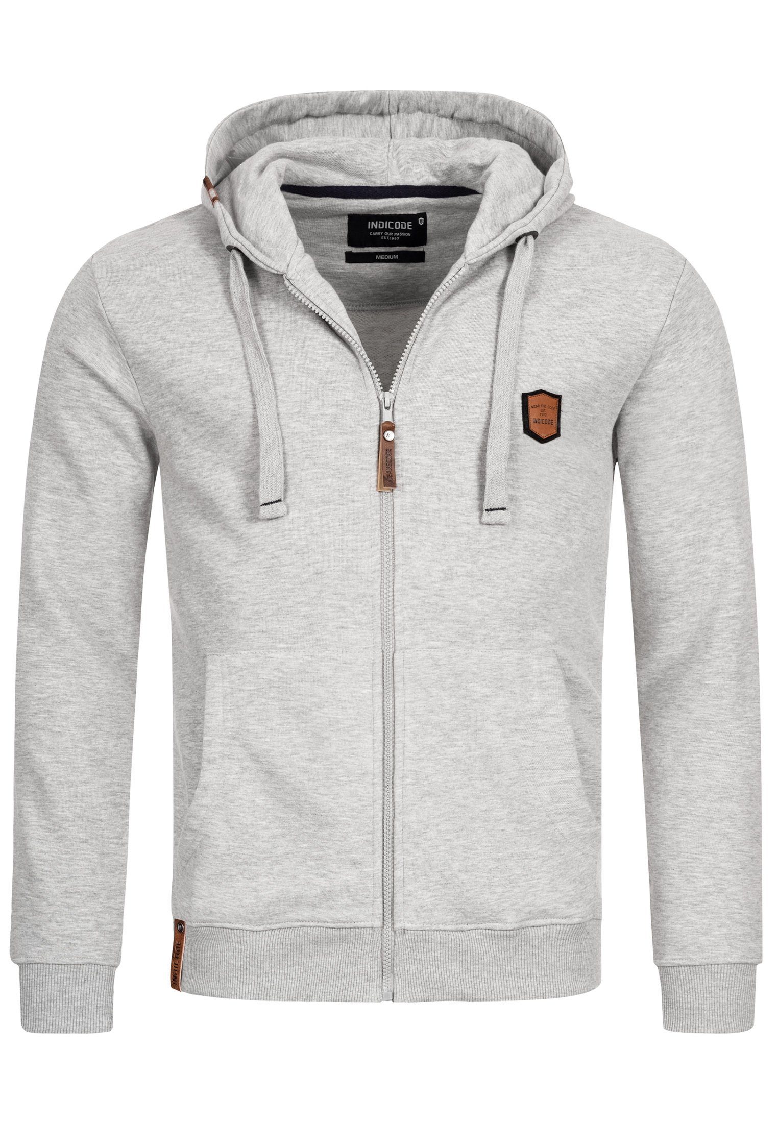 Indicode Sweatjacke Braidwood günstig online kaufen