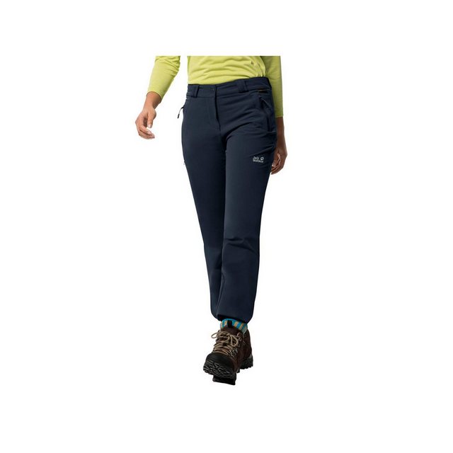 Jack Wolfskin Stoffhose blau regular (1-tlg) günstig online kaufen