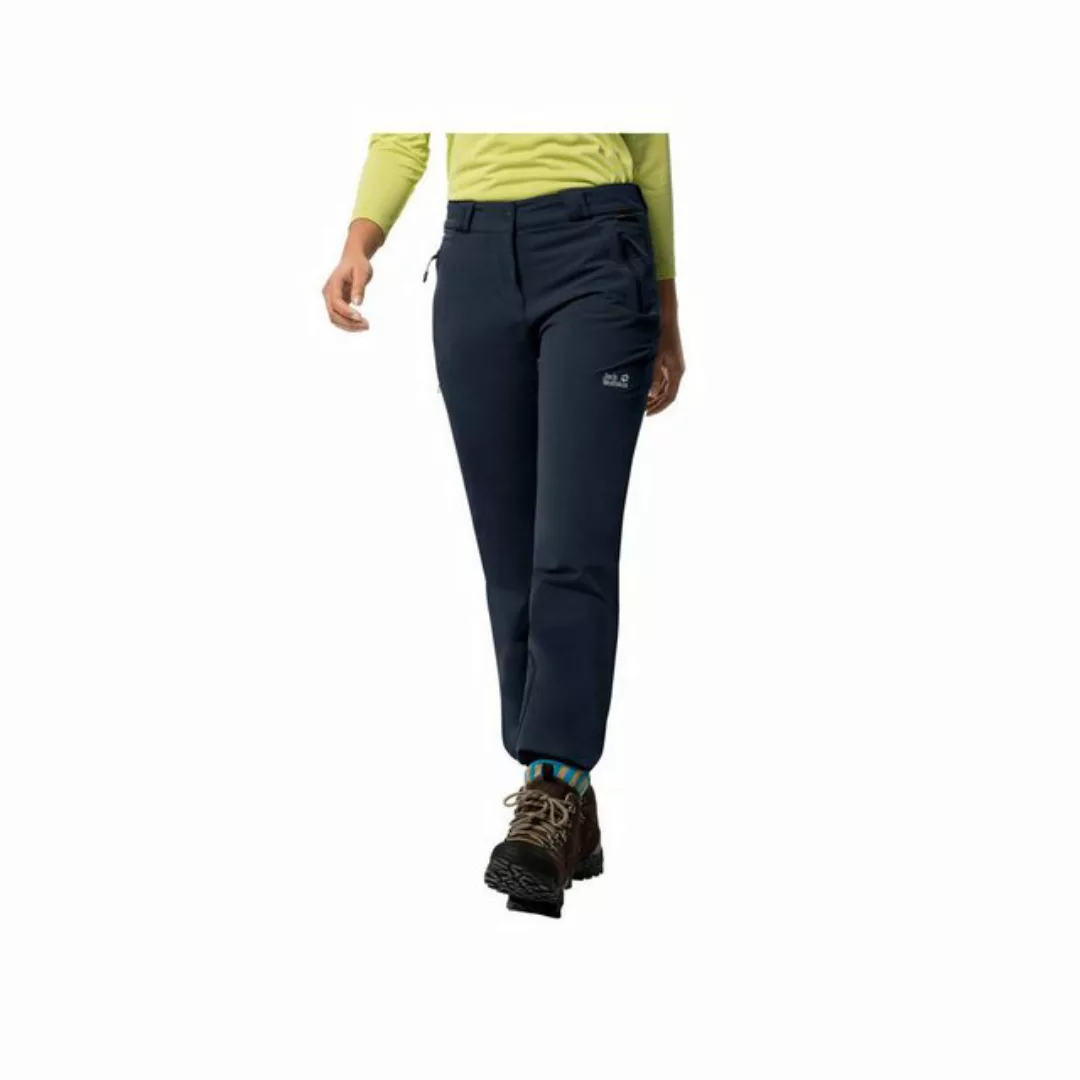 Jack Wolfskin Stoffhose blau regular (1-tlg) günstig online kaufen