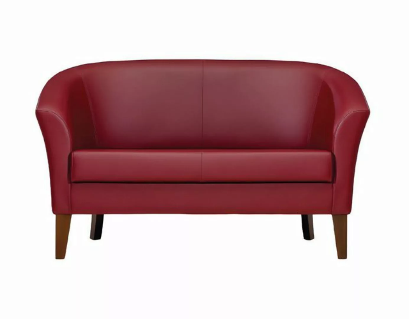 JVmoebel 2-Sitzer Rot Sofa 2 Sitzer Modern Lounge Designer Lehn Polster, 1 günstig online kaufen