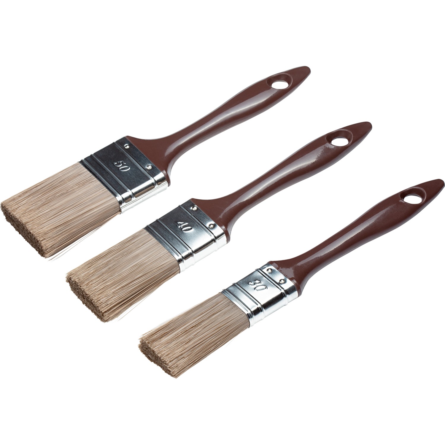 LUX Flachpinsel-Set Holzlasuren 3-teilig günstig online kaufen