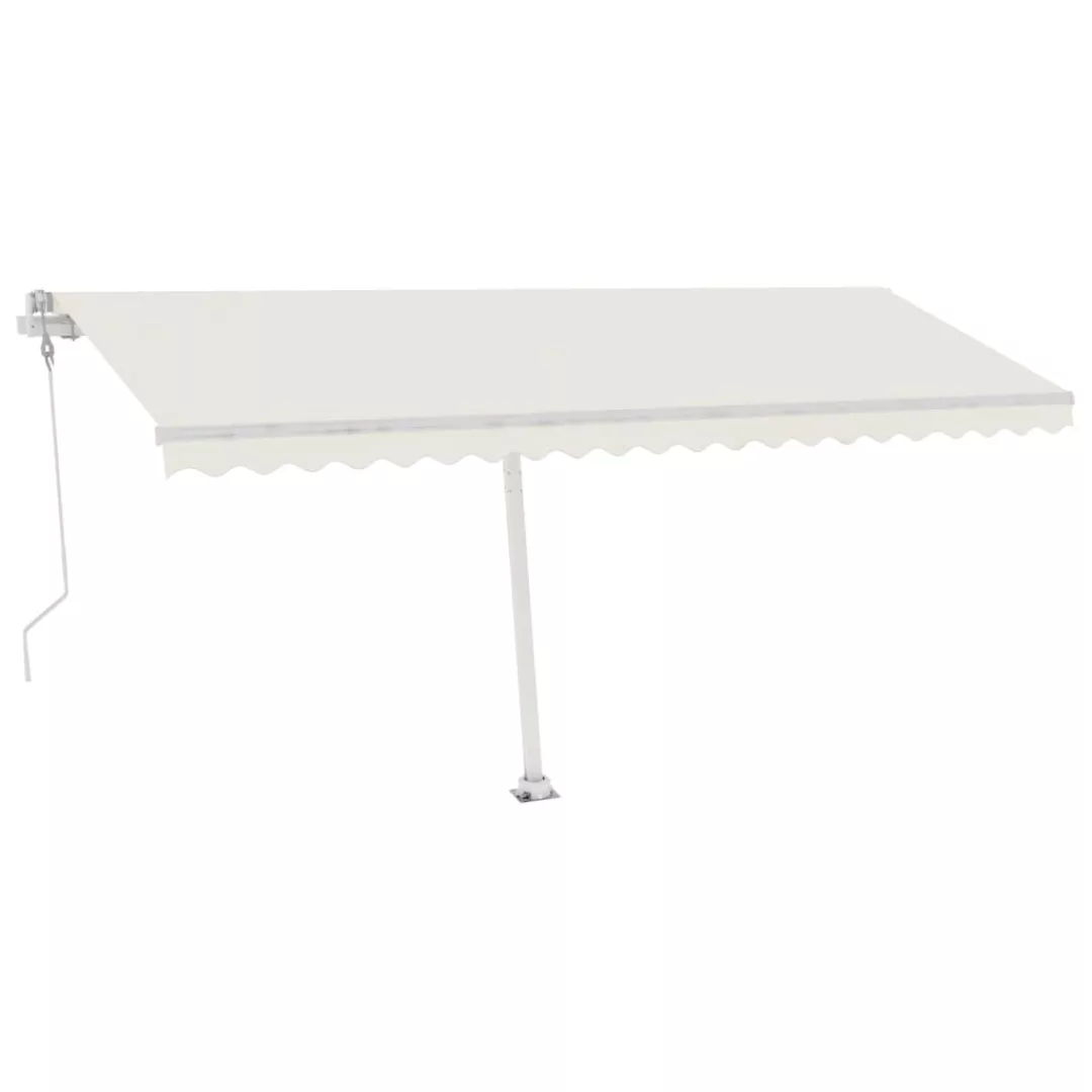 Automatische Markise Mit Led & Windsensor 500x350 Cm Creme günstig online kaufen