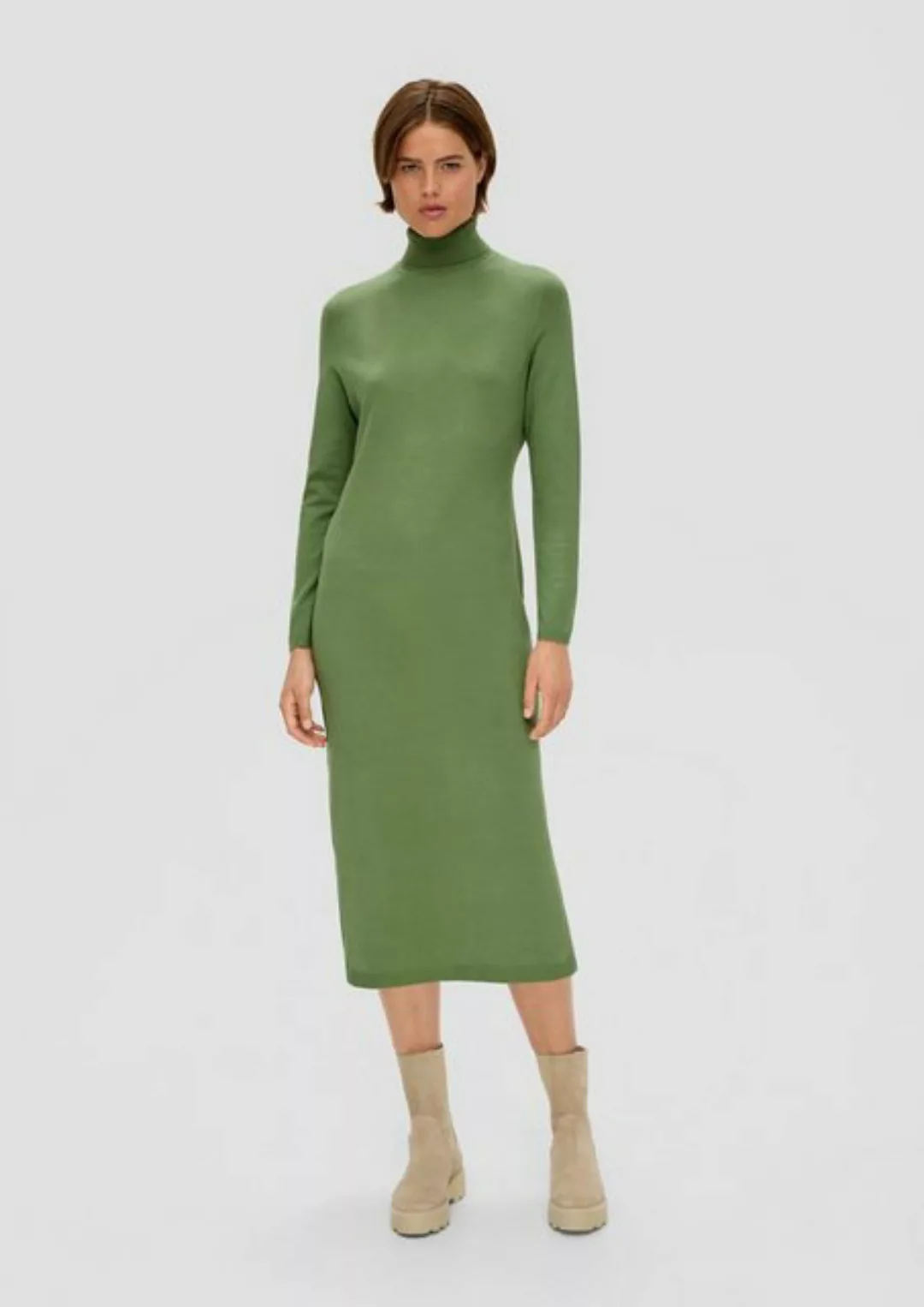 s.Oliver Minikleid Strickkleid aus Viskosemix günstig online kaufen