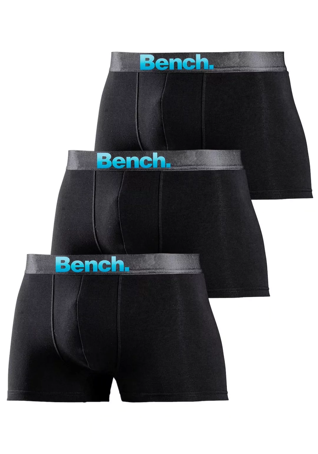 Bench. Boxer "Boxershorts für Herren", (Packung, 3 St.), mit Logo Webbund günstig online kaufen