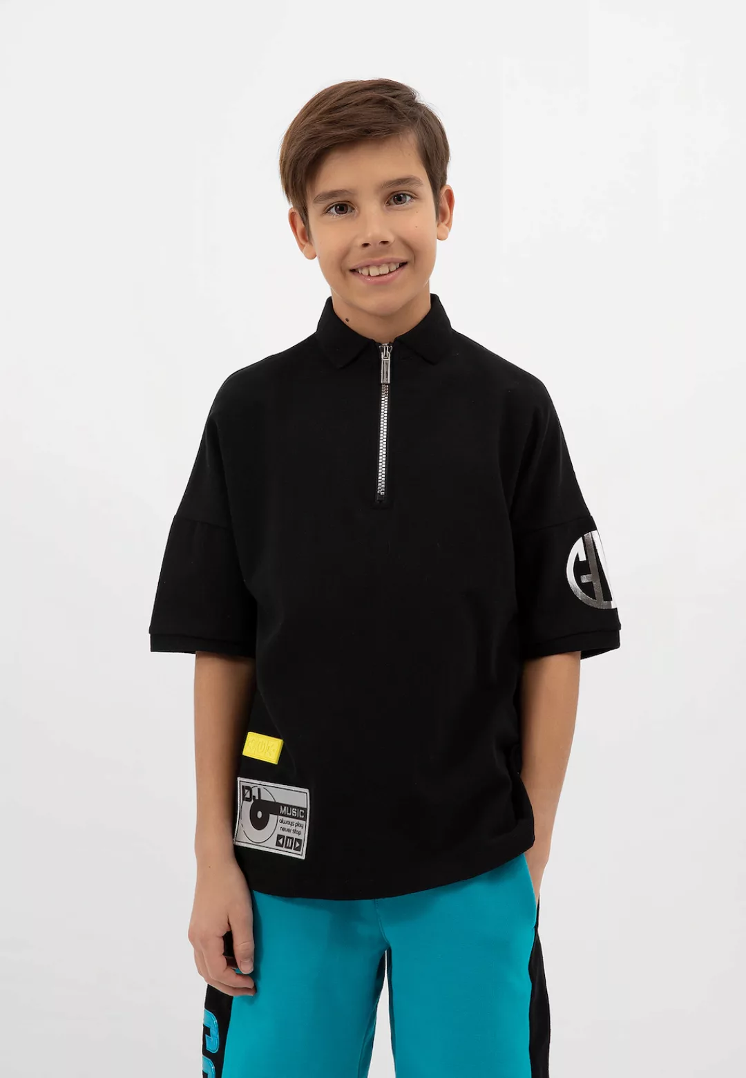 Gulliver Poloshirt, mit praktischer Reißverschlussleiste günstig online kaufen