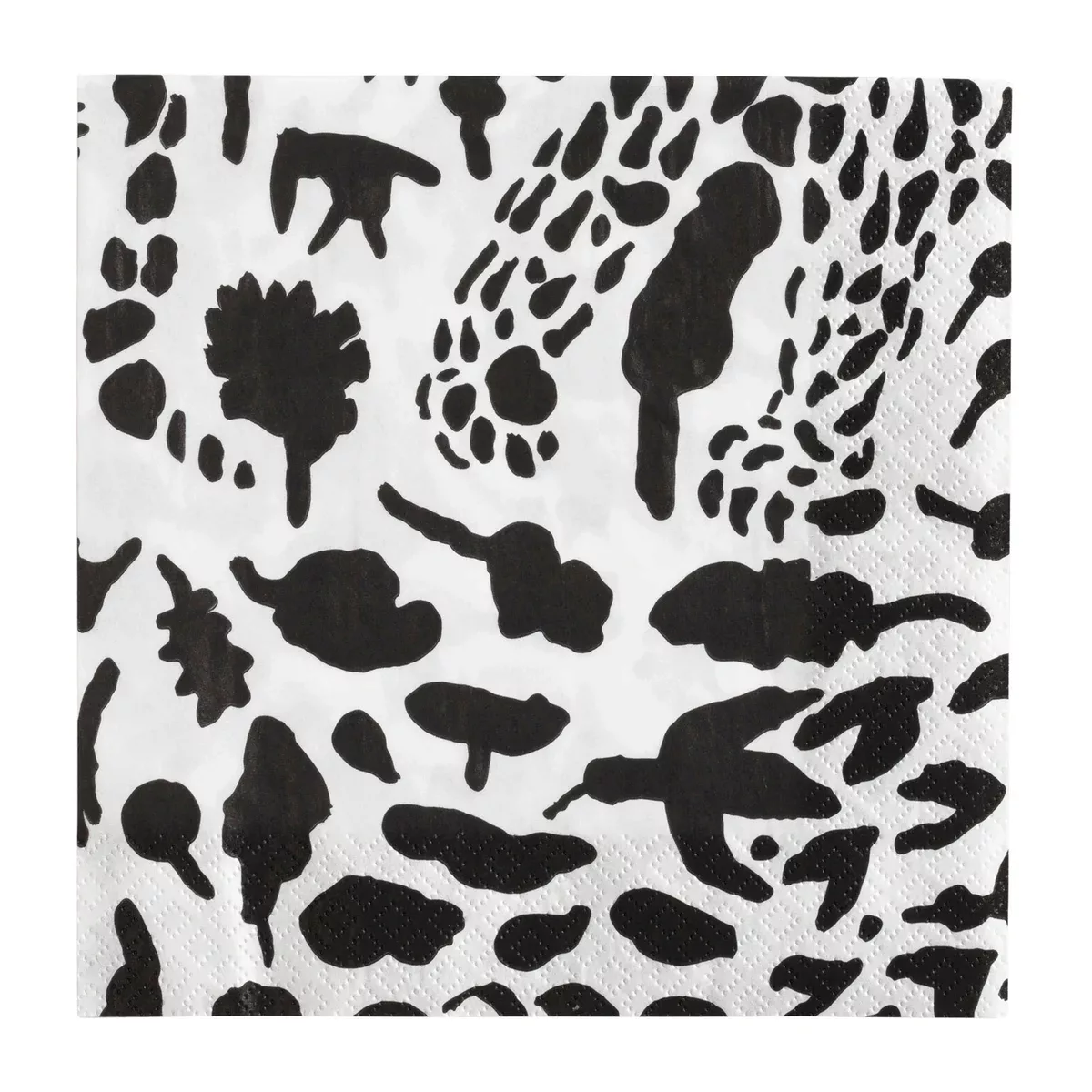 Oiva Toikka Cheetah Serviette 20er Pack Schwarz-weiß günstig online kaufen