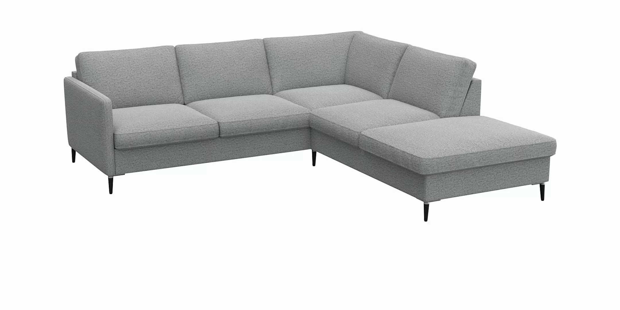 FLEXLUX Ecksofa »Fiore, L-Form«, schmale Armlehnen, Kaltschaum im Sitz, Füß günstig online kaufen