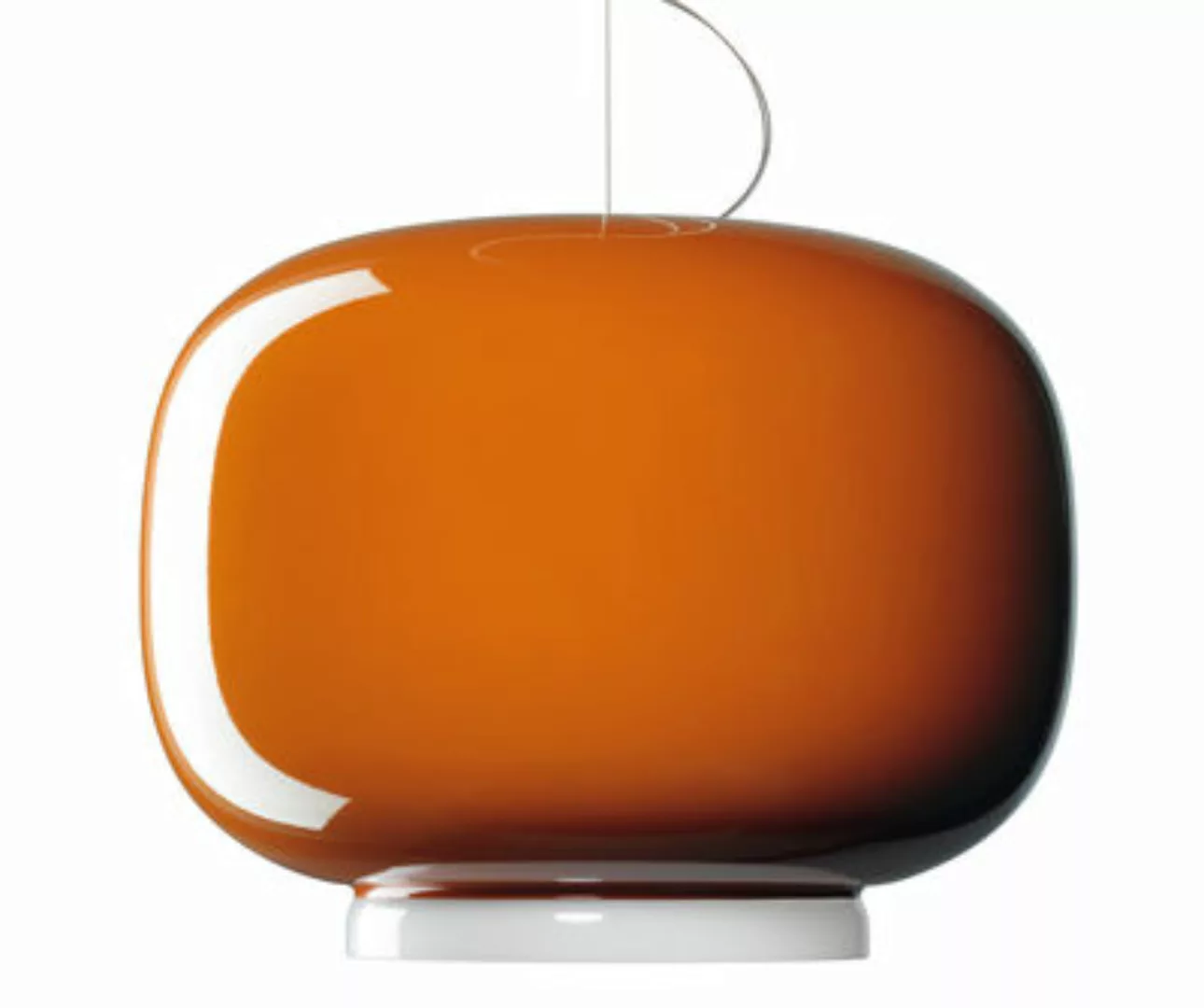 Pendelleuchte Chouchin glas orange Modell Nr. 1 - Foscarini - Orange günstig online kaufen