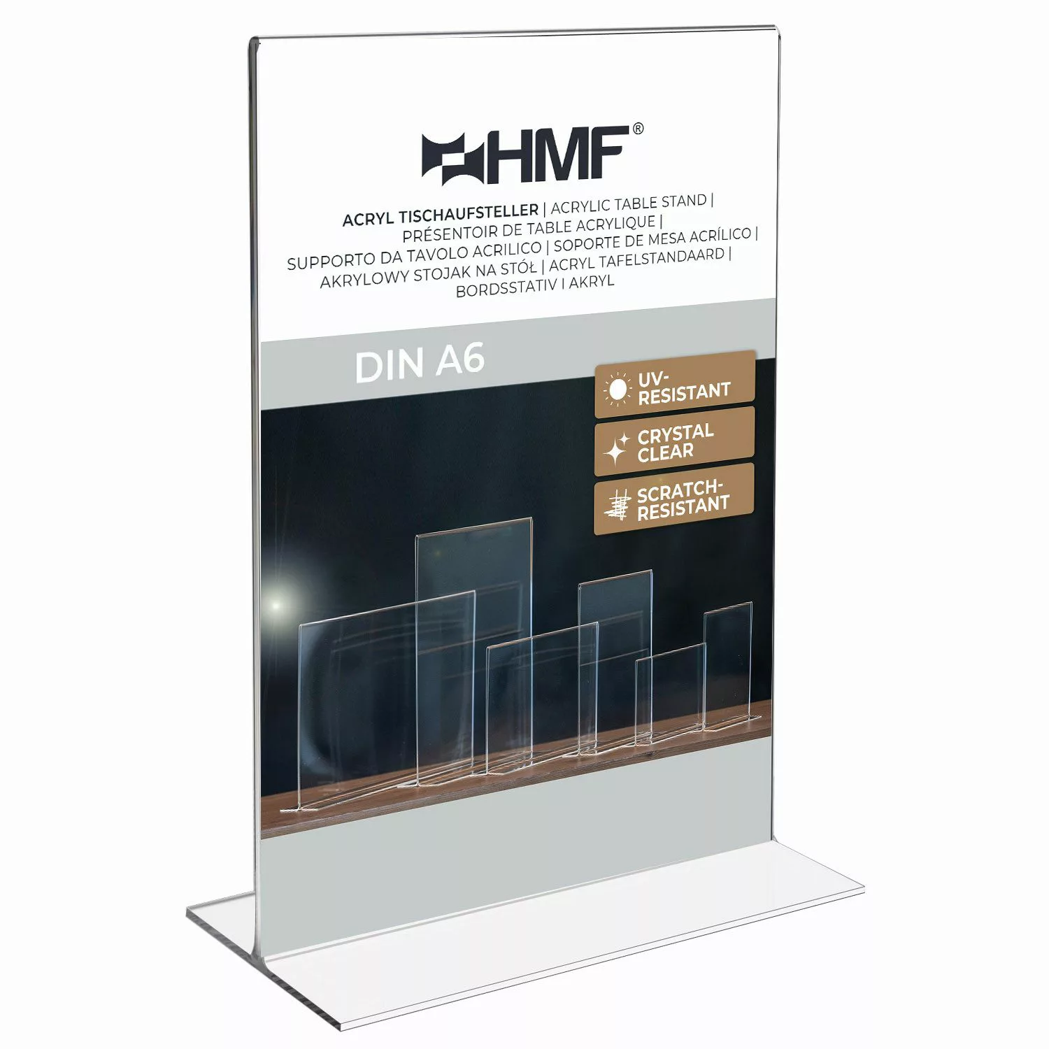 HMF Bilderrahmen 4692 Acryl Tischaufsteller gerade, günstig online kaufen